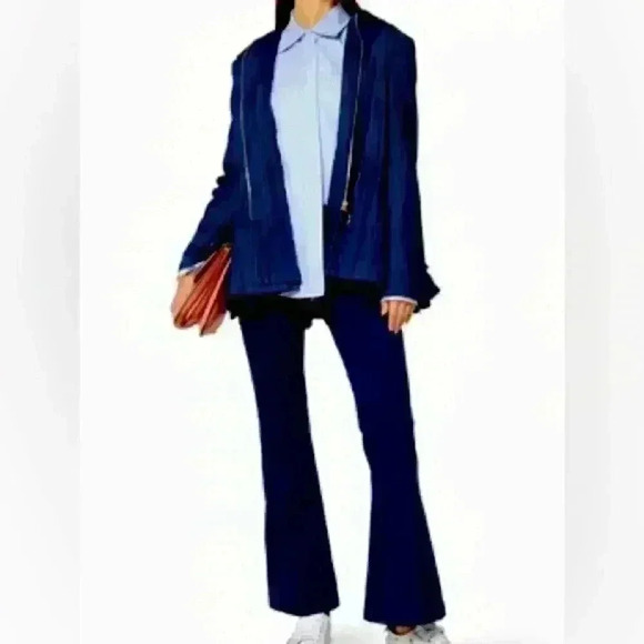 New Maggie Marylin Indigo George III Denim Jacket, New Without Tags - Picture 1 of 9